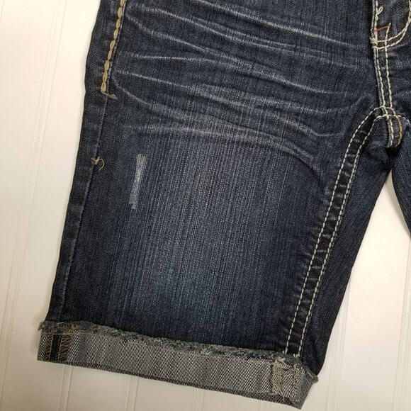 Hydraulic Cuffed Denim Shorts 5/6 - Picture 4 of 7